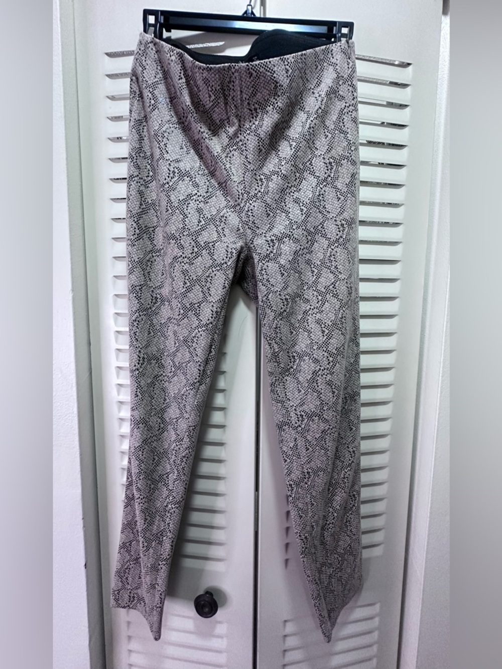 Zara Snakeskin Print Dress in Black and Beige